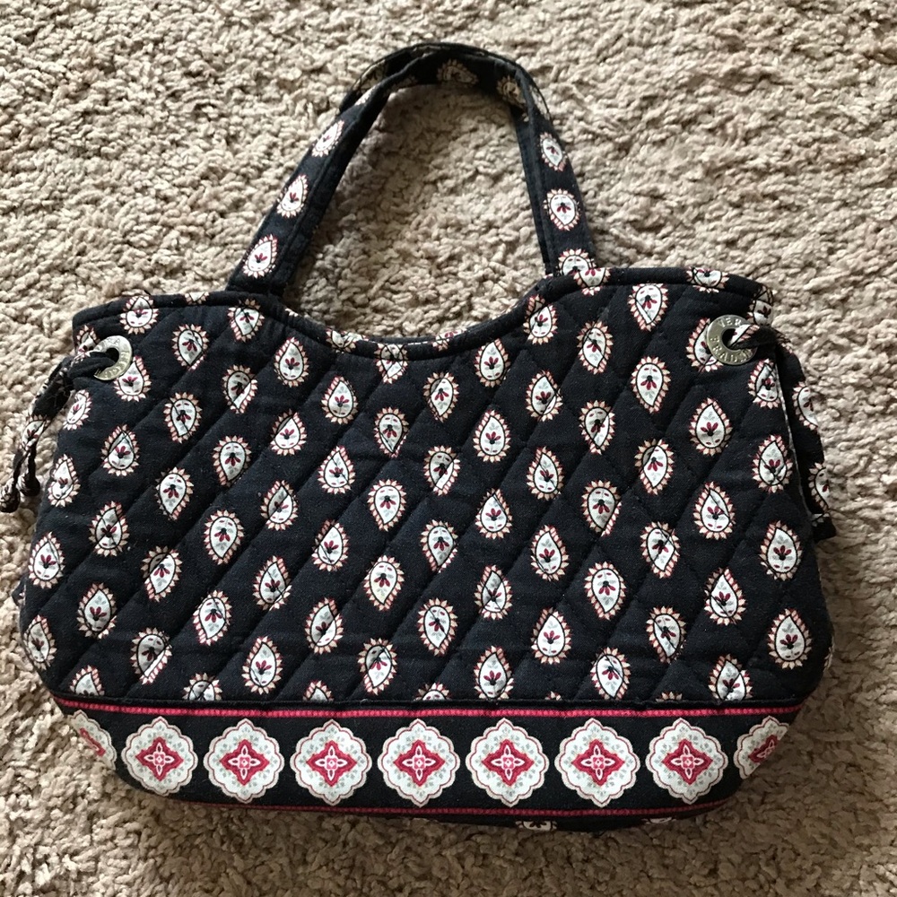 Vera Bradley black and white patterned purse